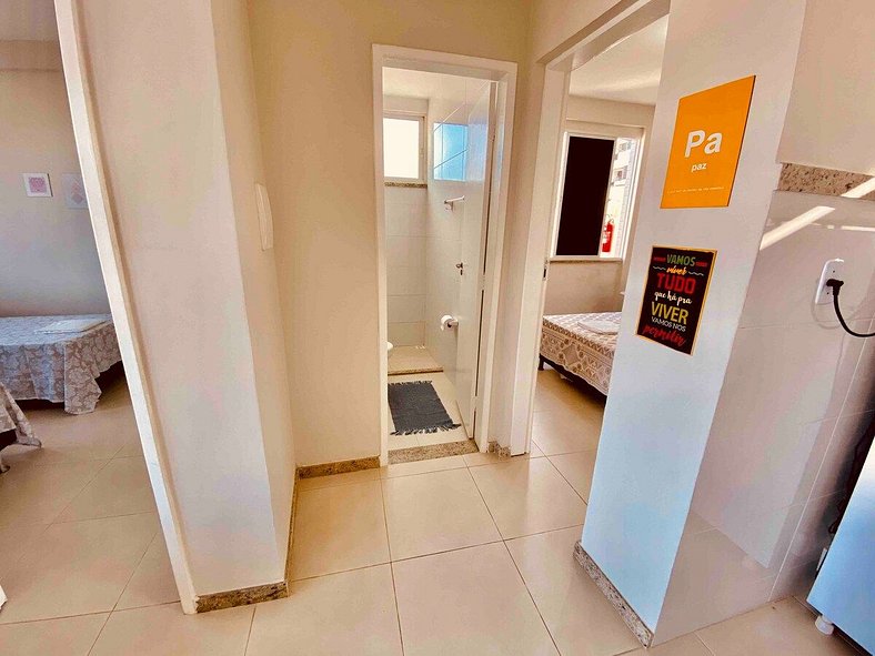 Apartamento 01 com Ar a 300m da ORLA de Atalaia